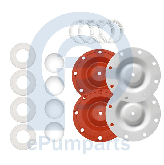 Kits de reparacion para Sandpiper modelo S10 no metálica de 1"/ 25mm