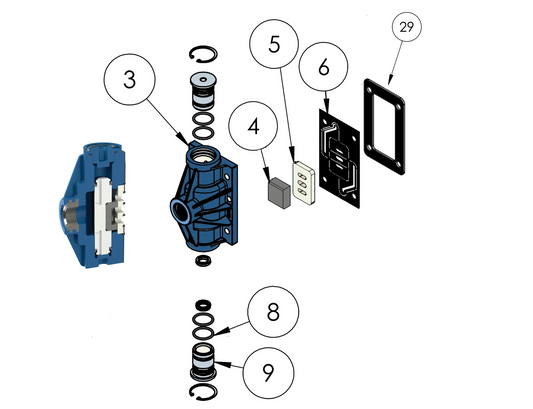 Kits de reparación para FT15ZP de 1 ½”/ 38mm