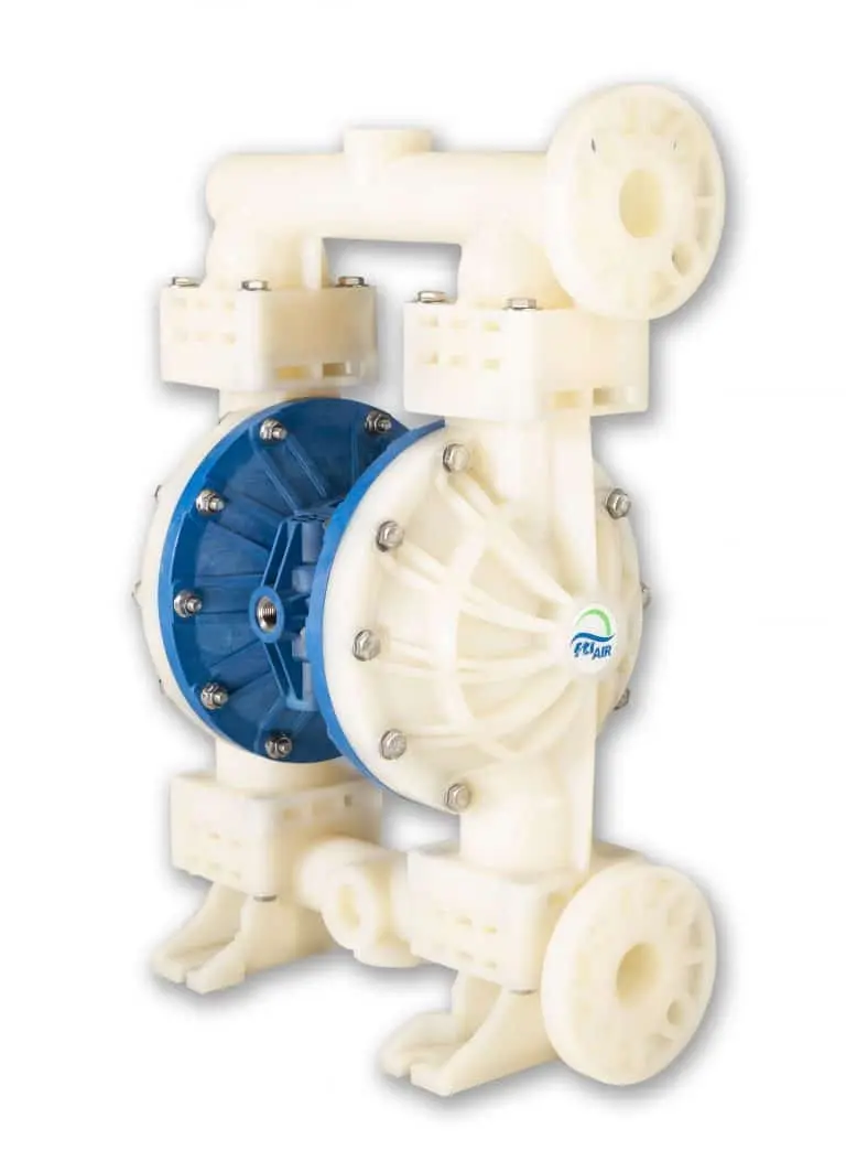 Bomba de diafragma FTI AIR de 1.5" PVDF