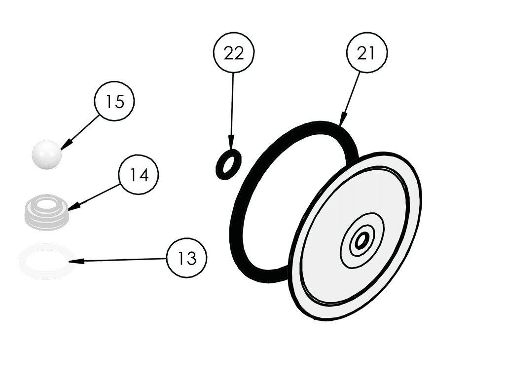 Kit de Teflon- FW025P-1TVC