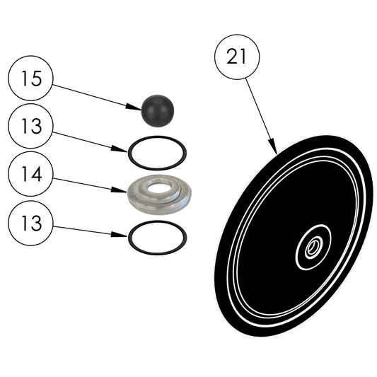 Kits de reparación para FT10A de 1”/ 25mm