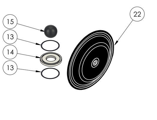 Kits de reparación para FT20A de 2”/ 51mm