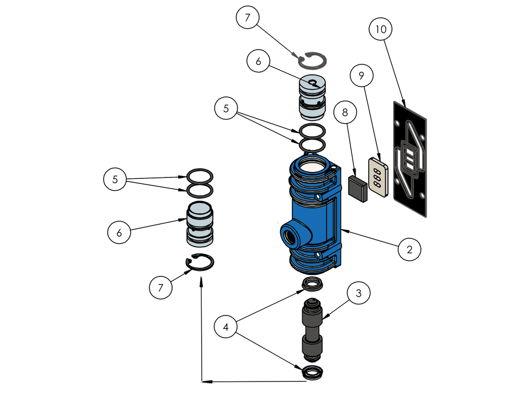 Kit de reparacion Valvula de aire