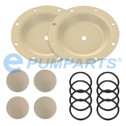 Kits de reparacion para Sandpiper T1f FDA metalica de 1"/ 25mm