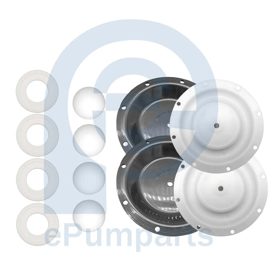 Kits de reparacion de Teflon / Neopreno para Sandpiper S20 metalica de 2"/ 51mm - 476.042.635