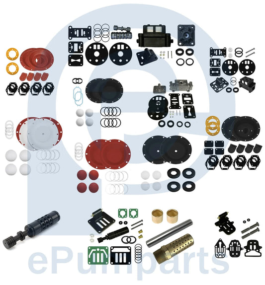 Kits de reparacion para Sandpiper modelo S05 metalica de 1/2"/ 13mm