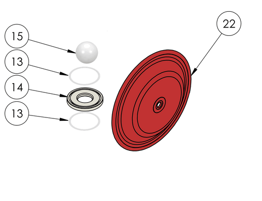 Kits de reparación para FT20A de 2”/ 51mm