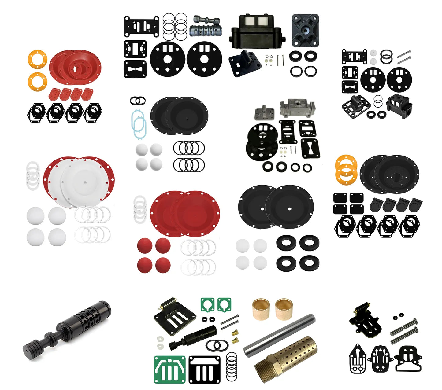 Kits de reparacion para Sandpiper T1f FDA metalica de 1"/ 25mm