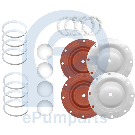 Kit de reparacion de Teflon/Santopreno para Sandpiper S1f no metalica