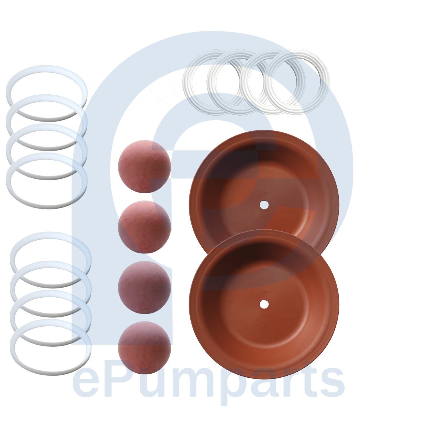 Kit de reparacion de santopreno para Sandpiper S15 no metalica